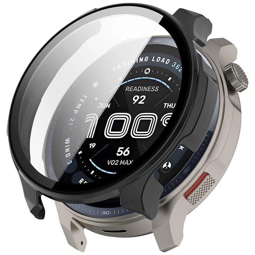 Amazfit Balance 2 PC case met glas (zwart)