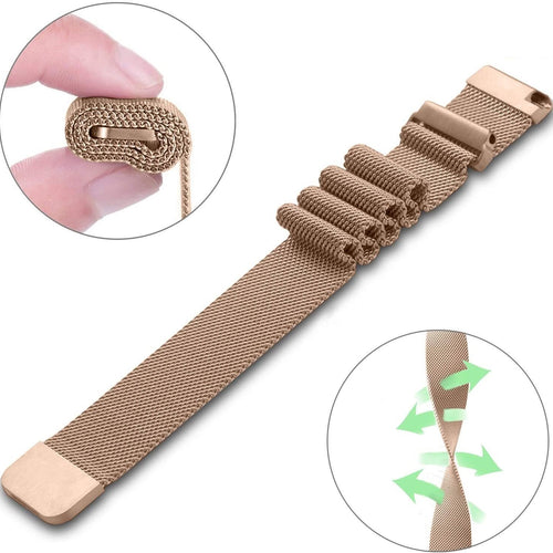 Huawei Watch GT 5 - 41mm Milanese band (rosé goud)