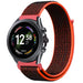 Fossil Gen 6 - 44mm nylon band (zwart/oranje)