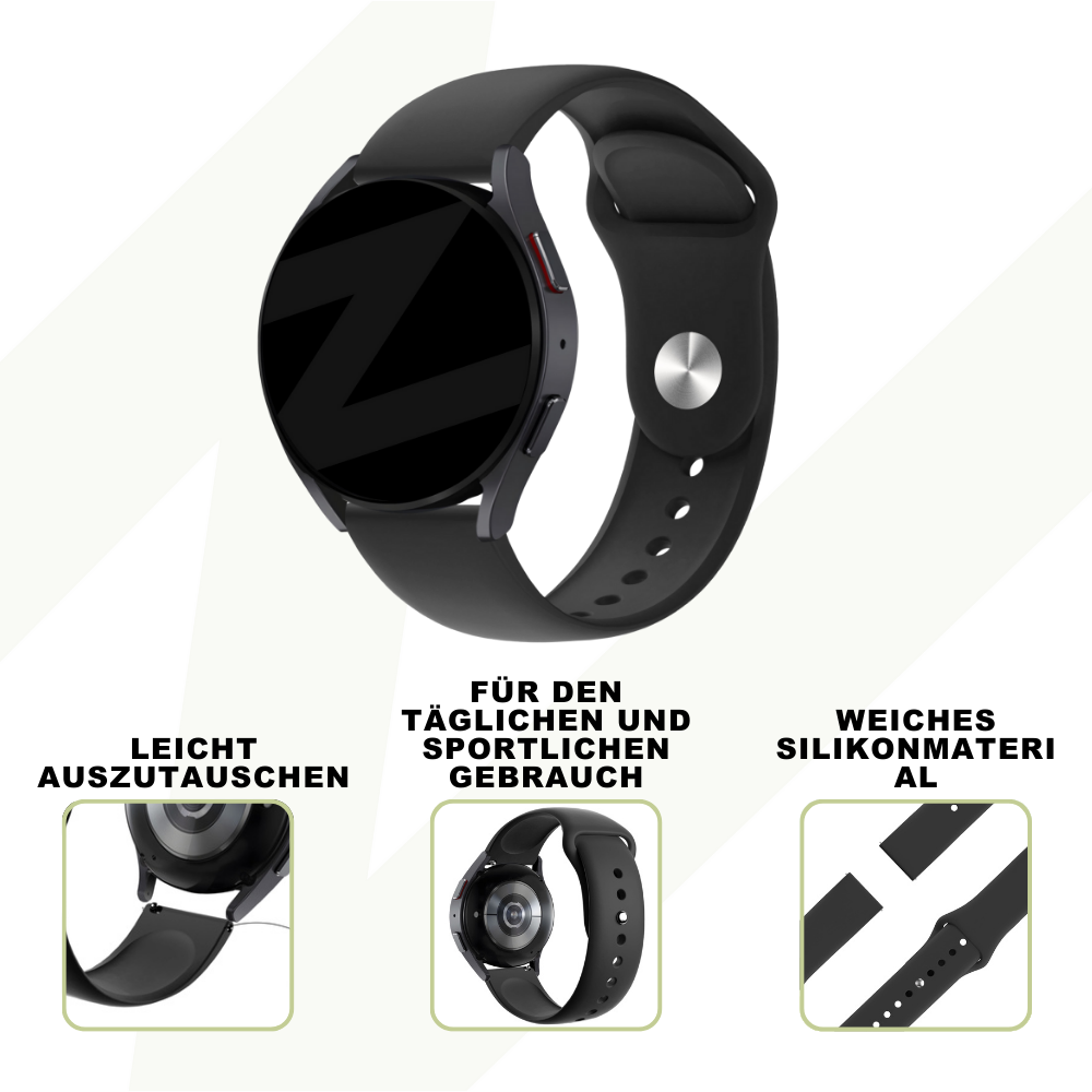 Bandz Coros Pace 2 sport band 'Deluxe' (zwart)