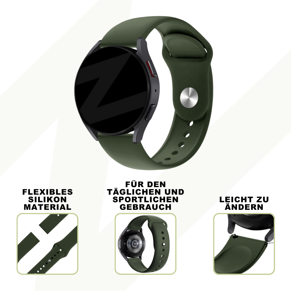 Bandz Suunto 5 Peak Sport Strap 'Deluxe' (Olive Green)