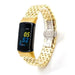 Fitbit Charge 6 stalen draak band (goud)