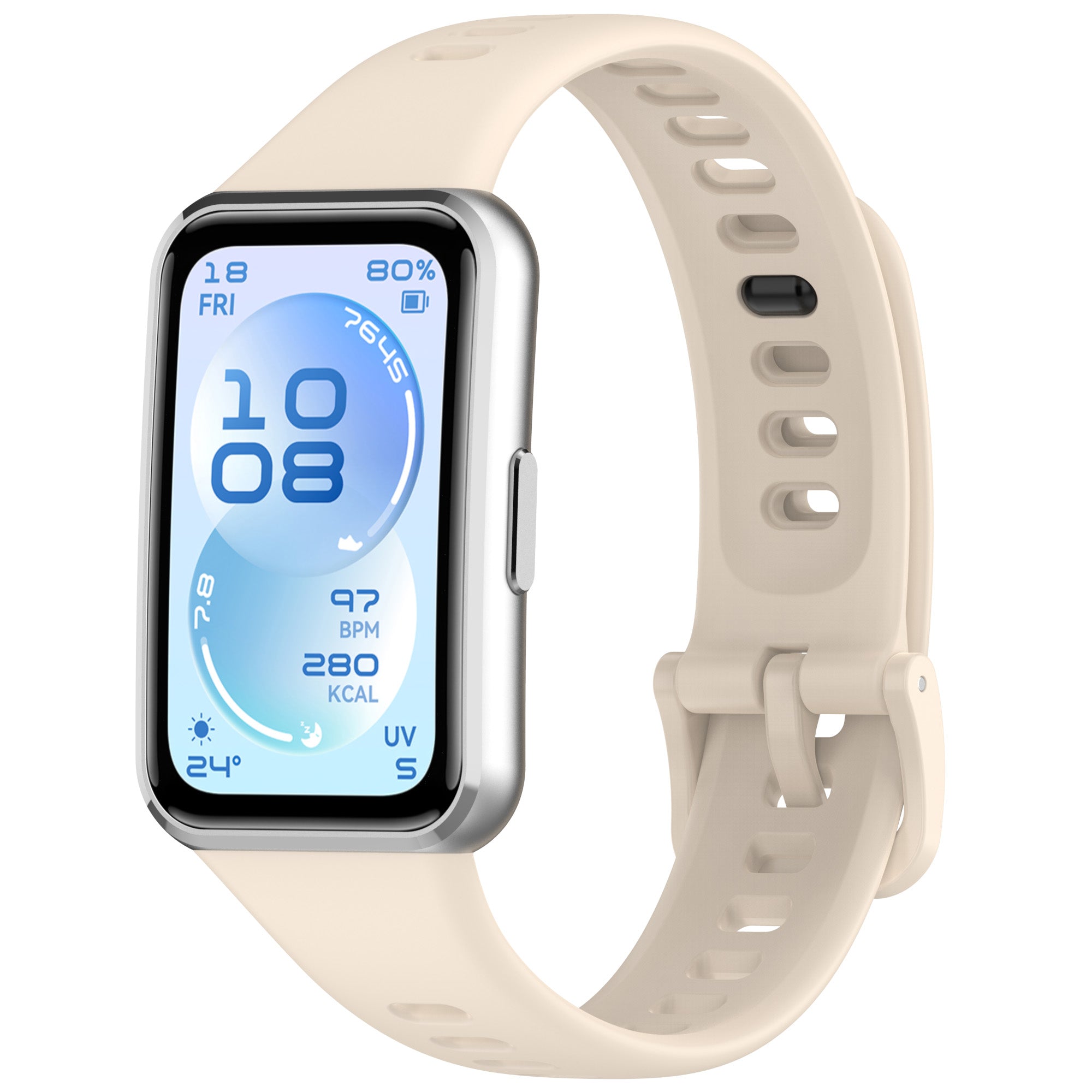 Huawei Band 11 Pro siliconen bandje (beige)