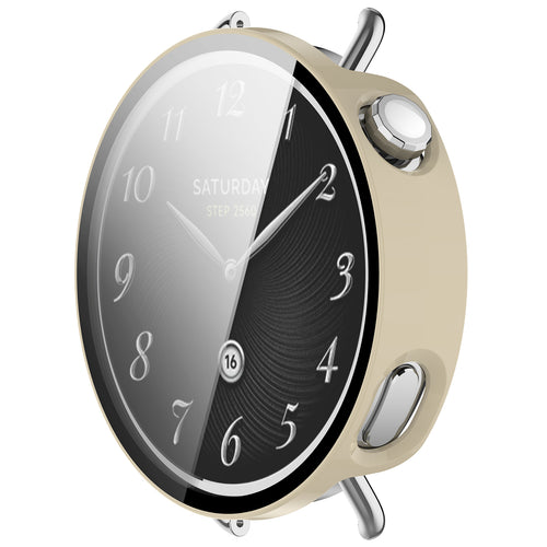 Xiaomi Watch S4 - 41mm hard case met glas (beige)