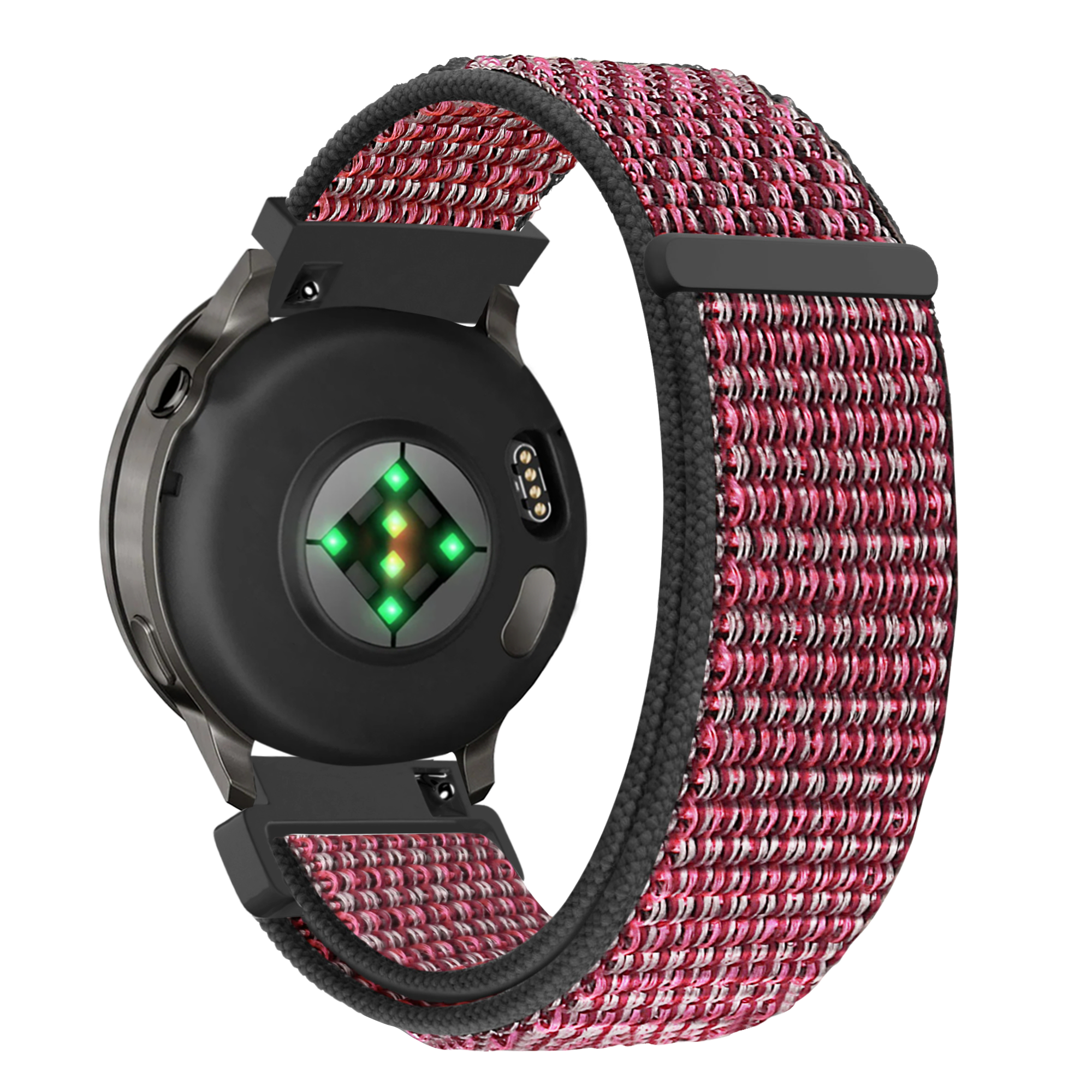 Bandz Garmin Venu 3s Nylon Loop Strap (Crimson Berry)