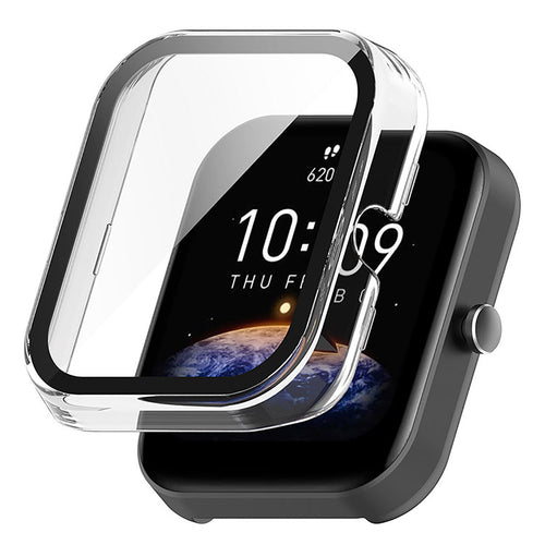 Amazfit Bip 3 (Pro) PC hoesje met glas