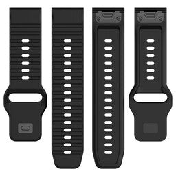 Garmin Instinct 3 - 50mm outdoor siliconen band (zwart)