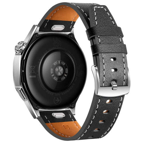 Suunto Race 2 'One Push' lederen band (zwart)