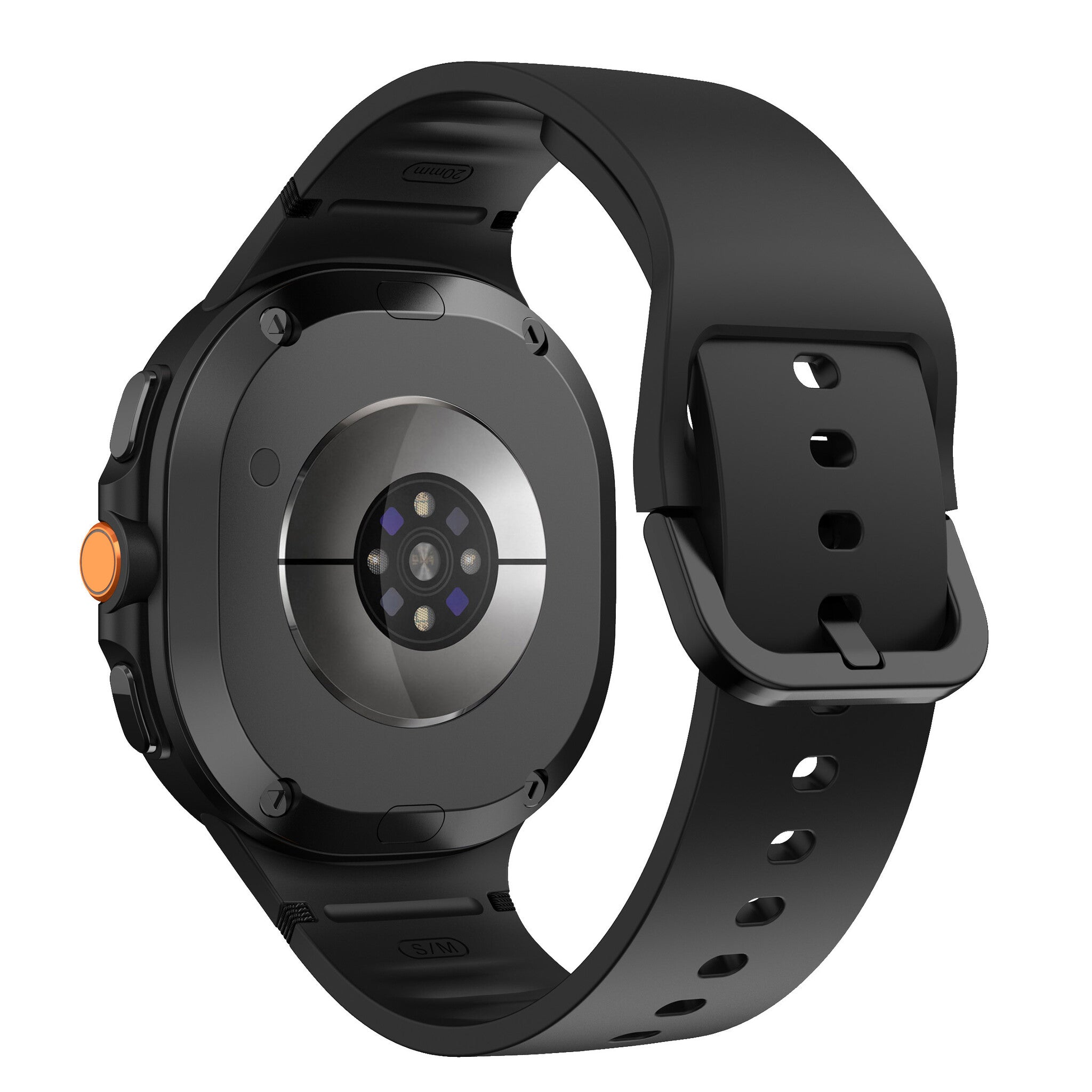 Samsung Galaxy Watch 8 - 44mm siliconen bandje (zwart)