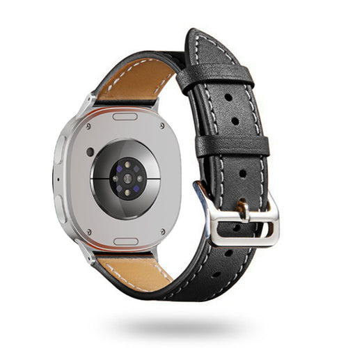 Samsung Galaxy Watch 8 Classic classic leren bandje (zwart)