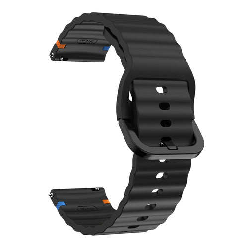 Polar Unite Wave Silicone Bracelet (Black)