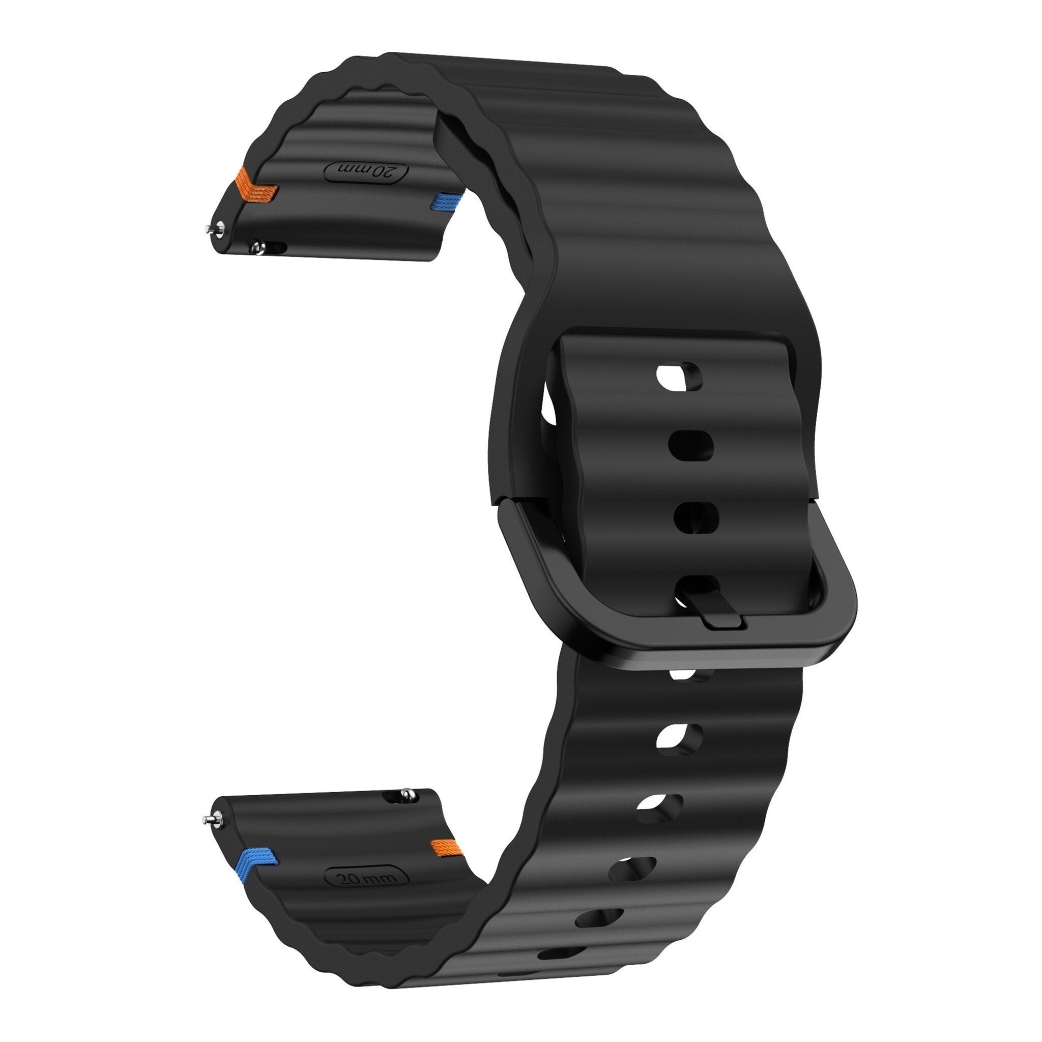 CMF Watch Pro 2 wave siliconen bandje (zwart)