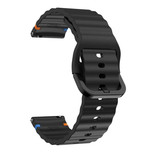 Suunto Run wave siliconen bandje (zwart)