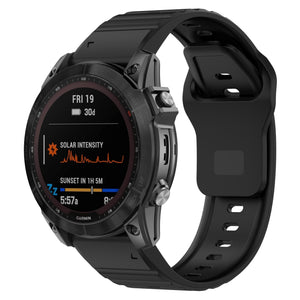 Garmin Descent G2 outdoor siliconen band (zwart)