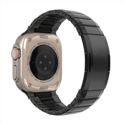 Apple Watch Steel Hybrid Strap (Black)