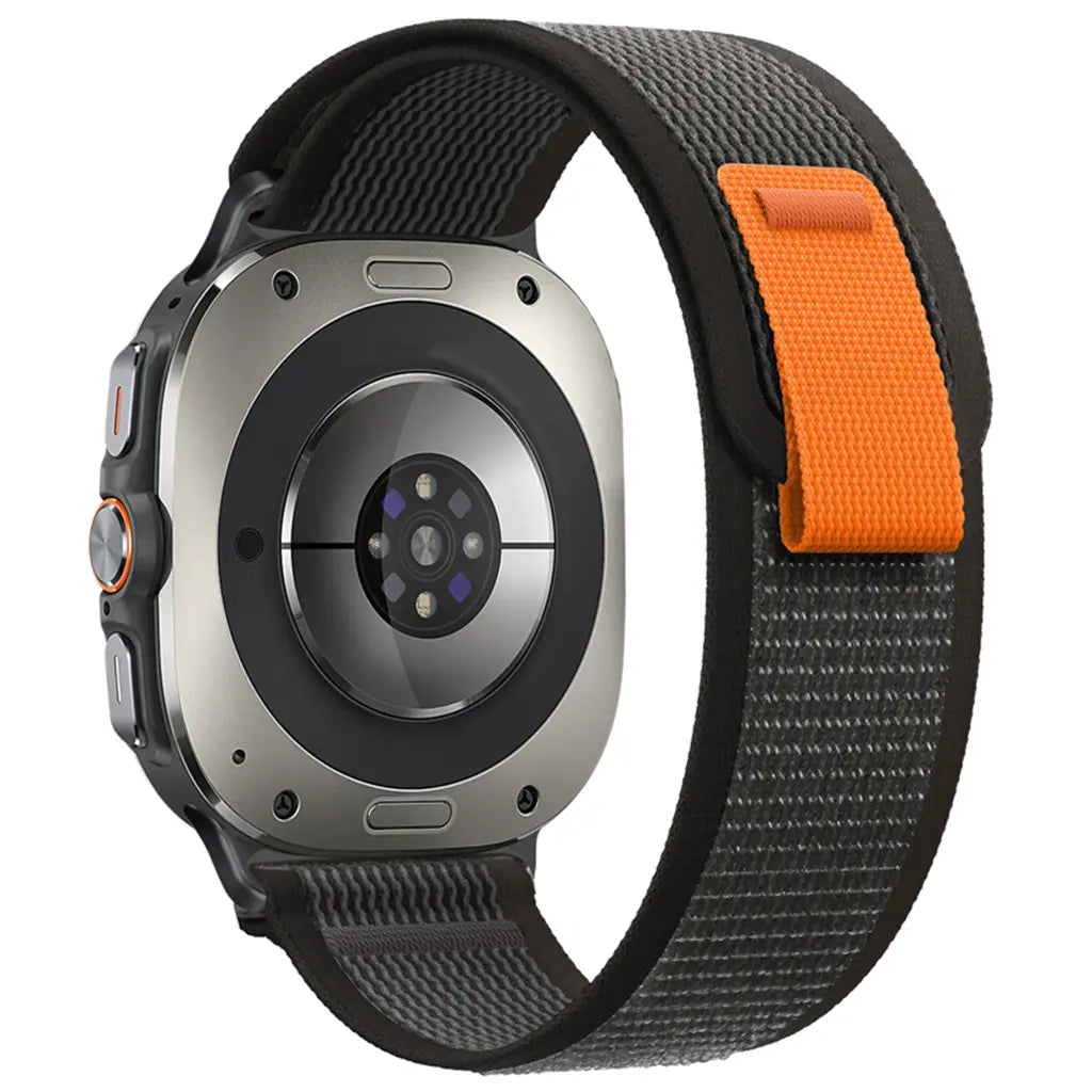 Samsung Galaxy Watch Ultra 2 trail nylon band (zwart)