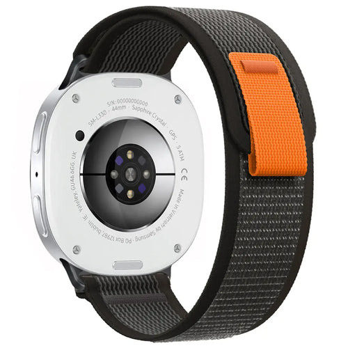 Samsung Galaxy Watch 8 Classic trail nylon band (zwart)