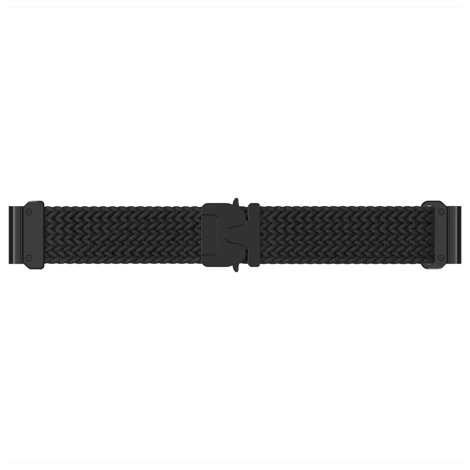 Garmin Forerunner 945 Braided Strap P-Buckle (Black with Black)