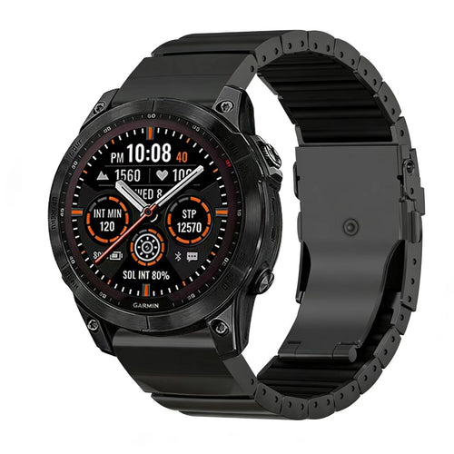 Amazfit T-Rex Ultra 2 Titanium Hybrid Strap (Black)