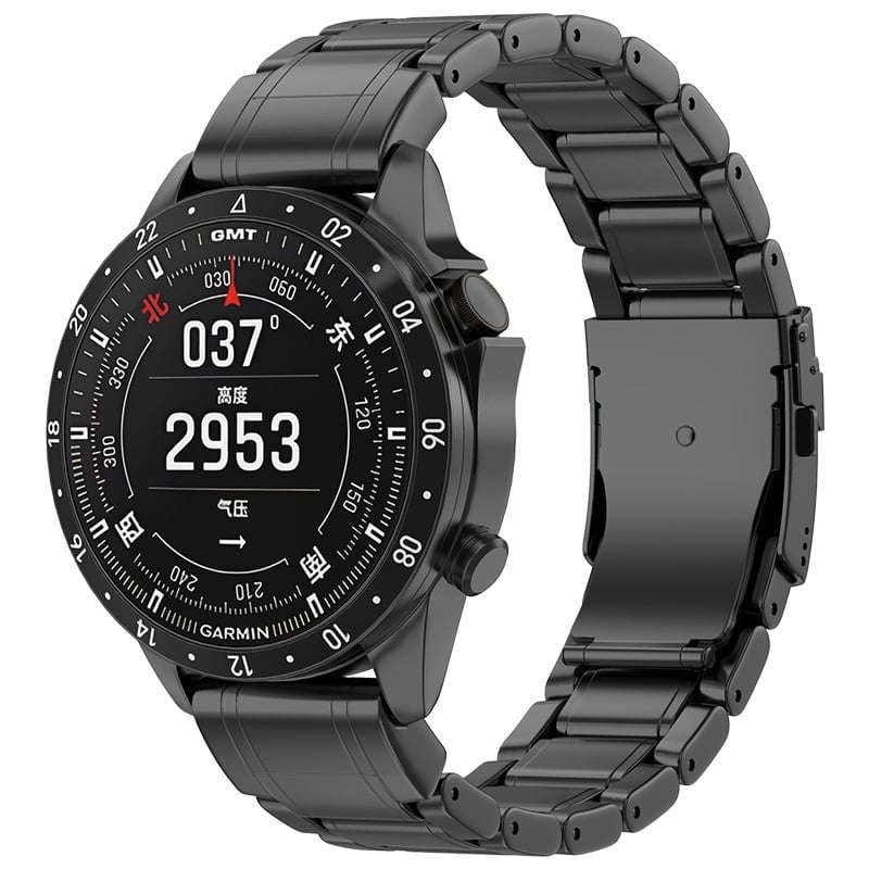 Garmin Fenix 8 - 51mm premium titanium band (zwart)