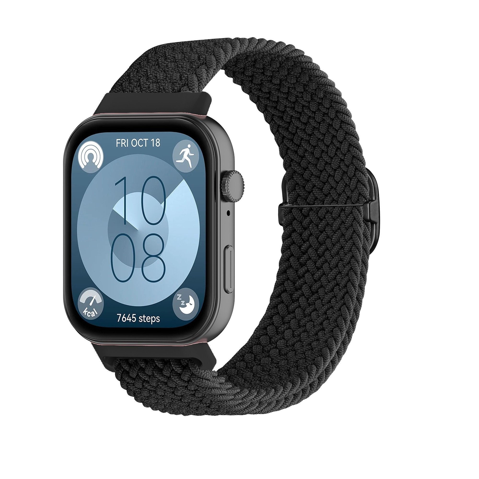 Huawei Watch Fit 4 Pro gevlochten bandje (zwart)