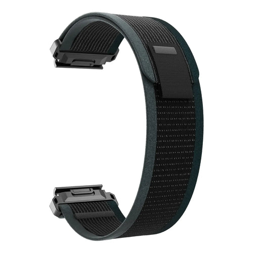 Garmin Instinct 3 - 45mm Premium Trail Loop Strap (Black/Green)