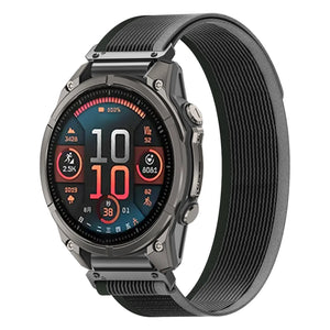 Garmin Fenix 7x Premium Trail Loop Strap (Black/Green)