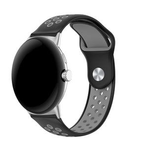Google Pixel Watch 4 - 41mm Sport Strap (Black/Grey)