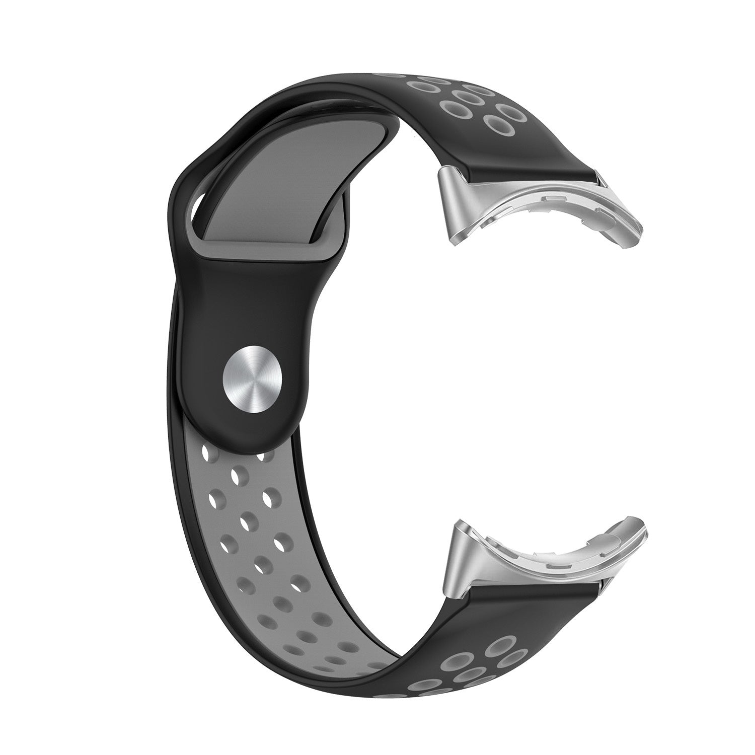 Google Pixel Watch 4 - 41mm sport bandje (zwart/grijs)