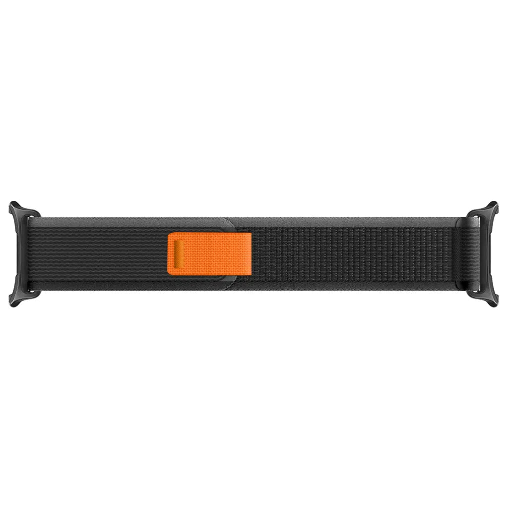 Samsung Galaxy Watch Ultra 2 trail nylon band (zwart/grijs)