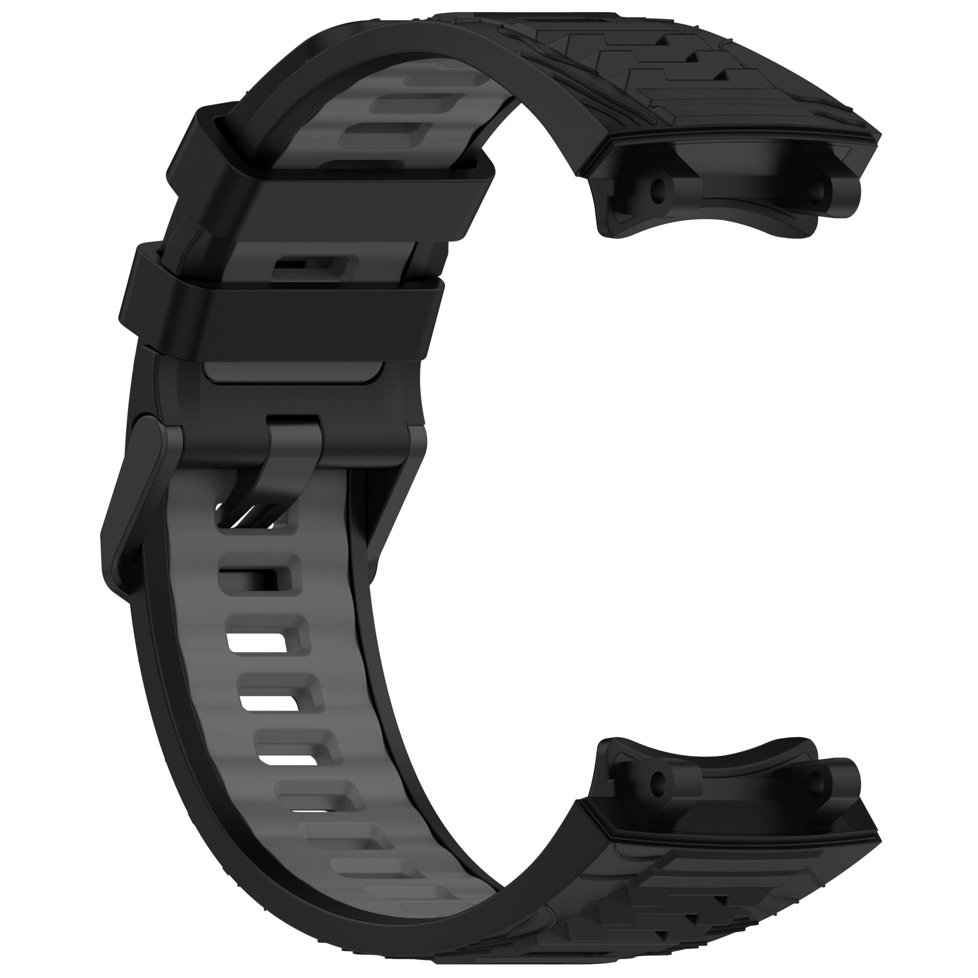 Amazfit T-Rex 3 siliconen sport bandje (zwart/grijs)