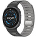 Samsung Galaxy Watch 8 Classic magnetisch siliconen bandje (zwart/grijs)