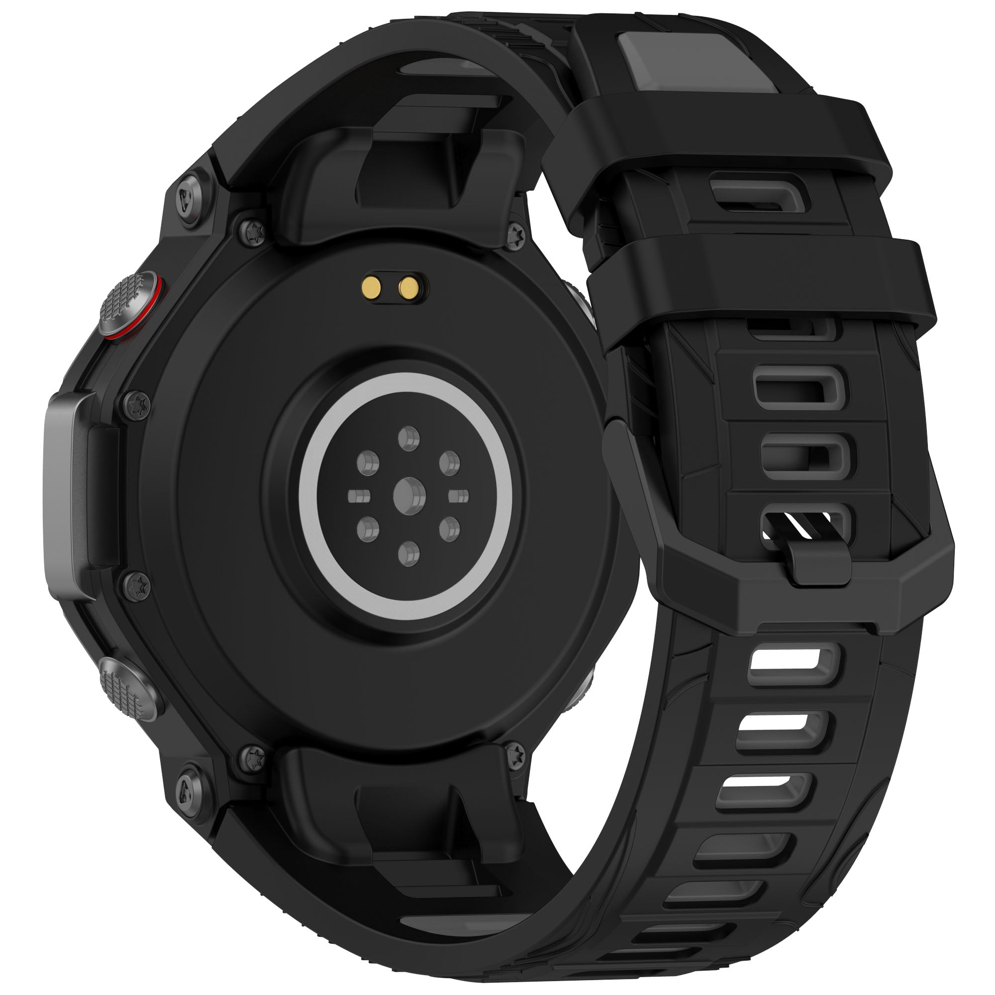 Amazfit T-Rex 3 siliconen sport bandje (zwart/grijs)