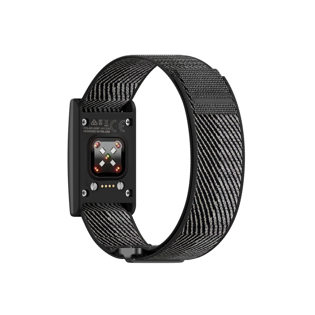 Polar Loop nylon band (zwart/grijs)