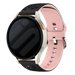 Amazfit GTS 4 Flower silicone band (zwart/lichtroze)