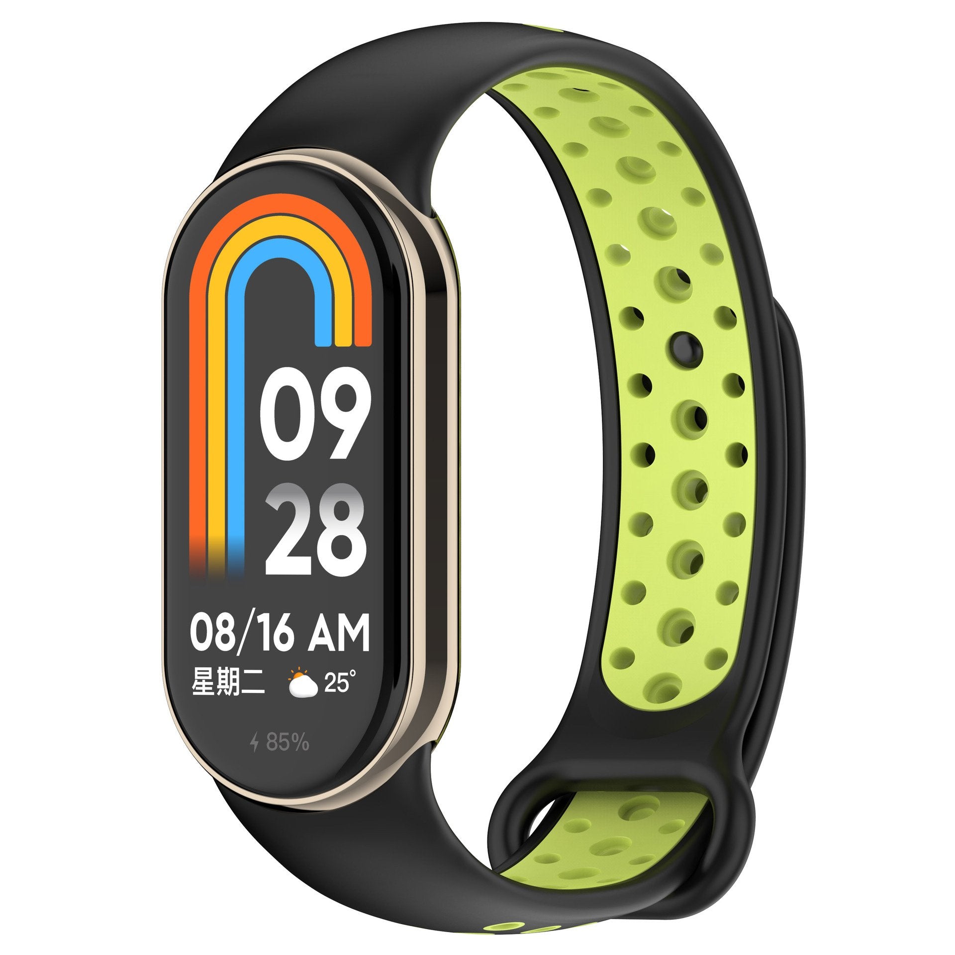 Xiaomi Smart Band 9 sport bandje (zwart/lime)