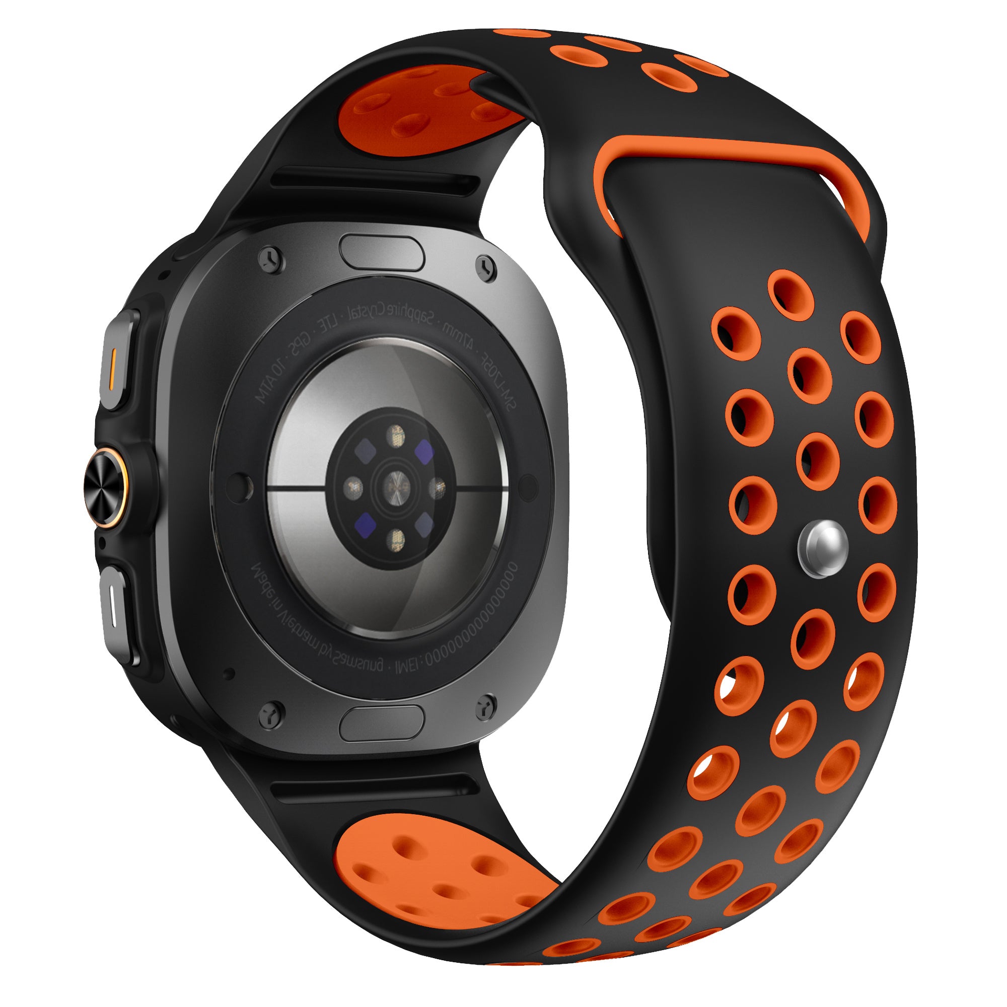 Samsung Galaxy Watch Ultra sport band (zwart/oranje)