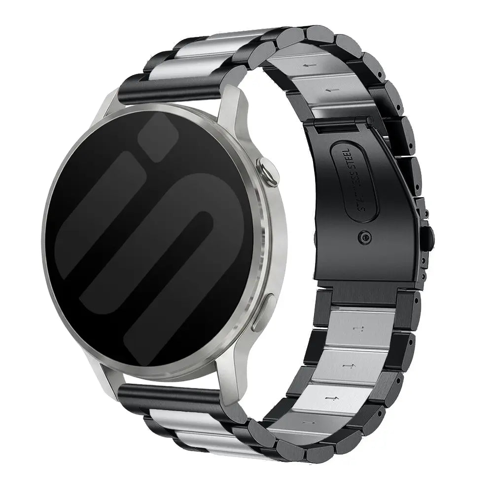 Garmin Forerunner 170 stalen band (zwart/zilver)