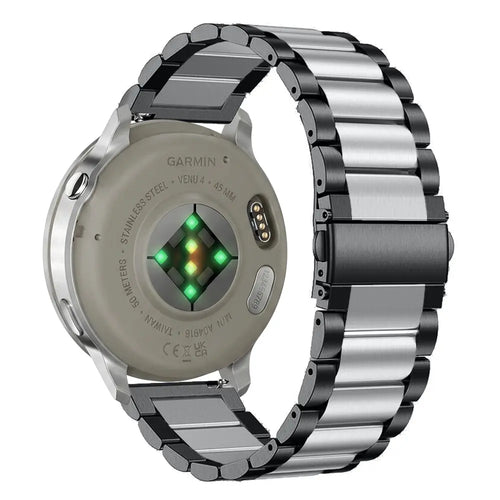 Garmin Forerunner 170 stalen band (zwart/zilver)