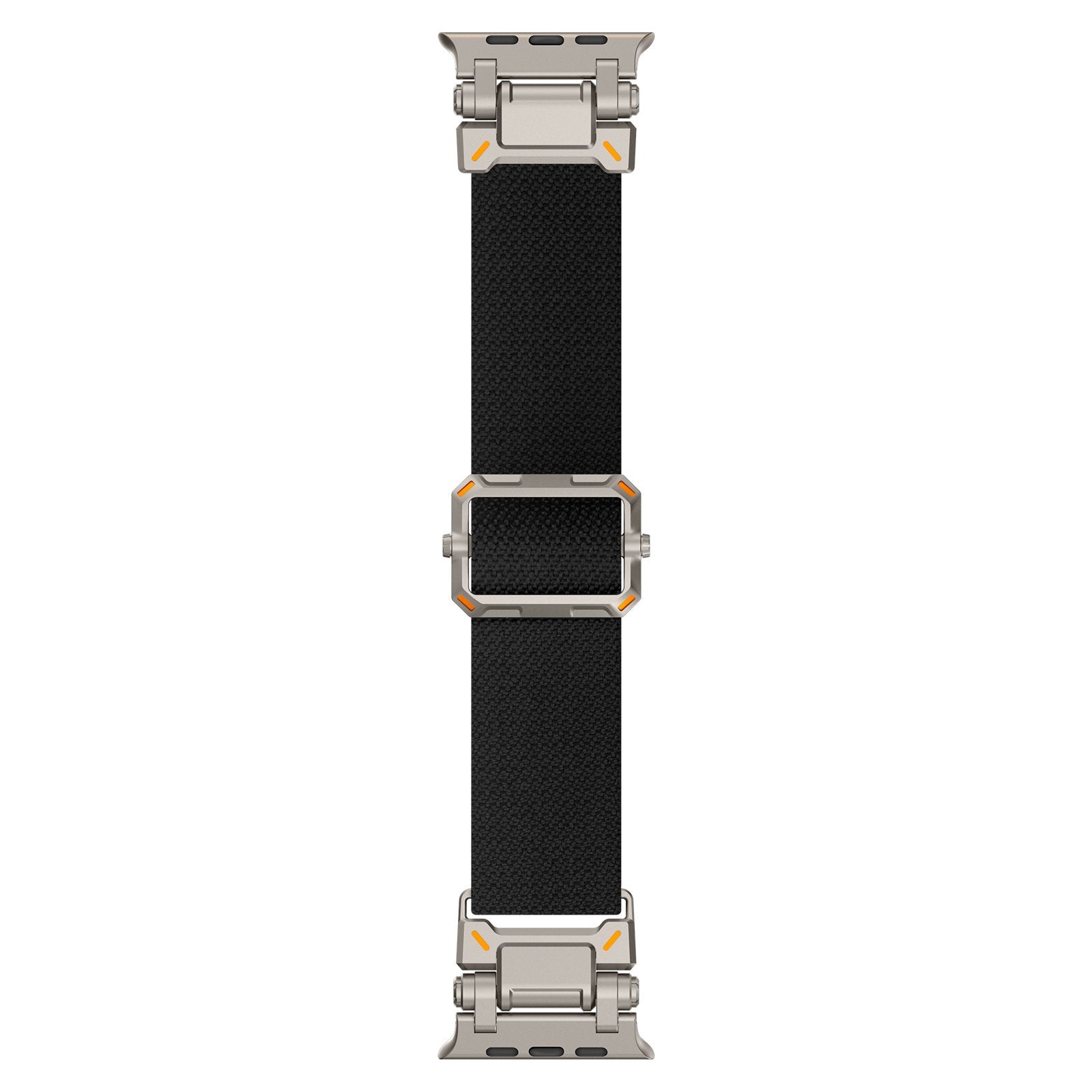 Apple Watch 'Explorer' Polyester Strap (Black with Titanium)