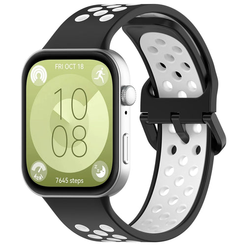 Huawei Watch Fit 5 Sport Strap (Black/White)