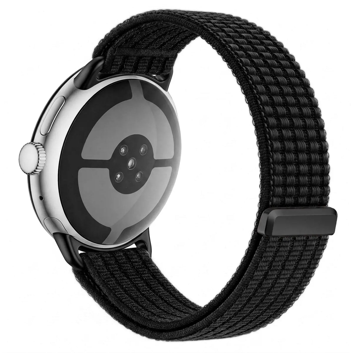 Google Pixel Watch 1/2 Ultra Thin Nylon Strap (Black)