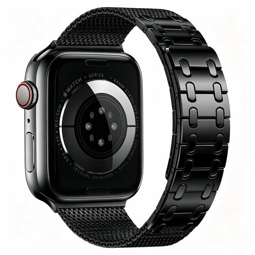 Apple Watch Solid Milanese Strap (Black)