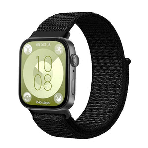 Huawei Watch Fit 4 nylon classic bandje (zwart)