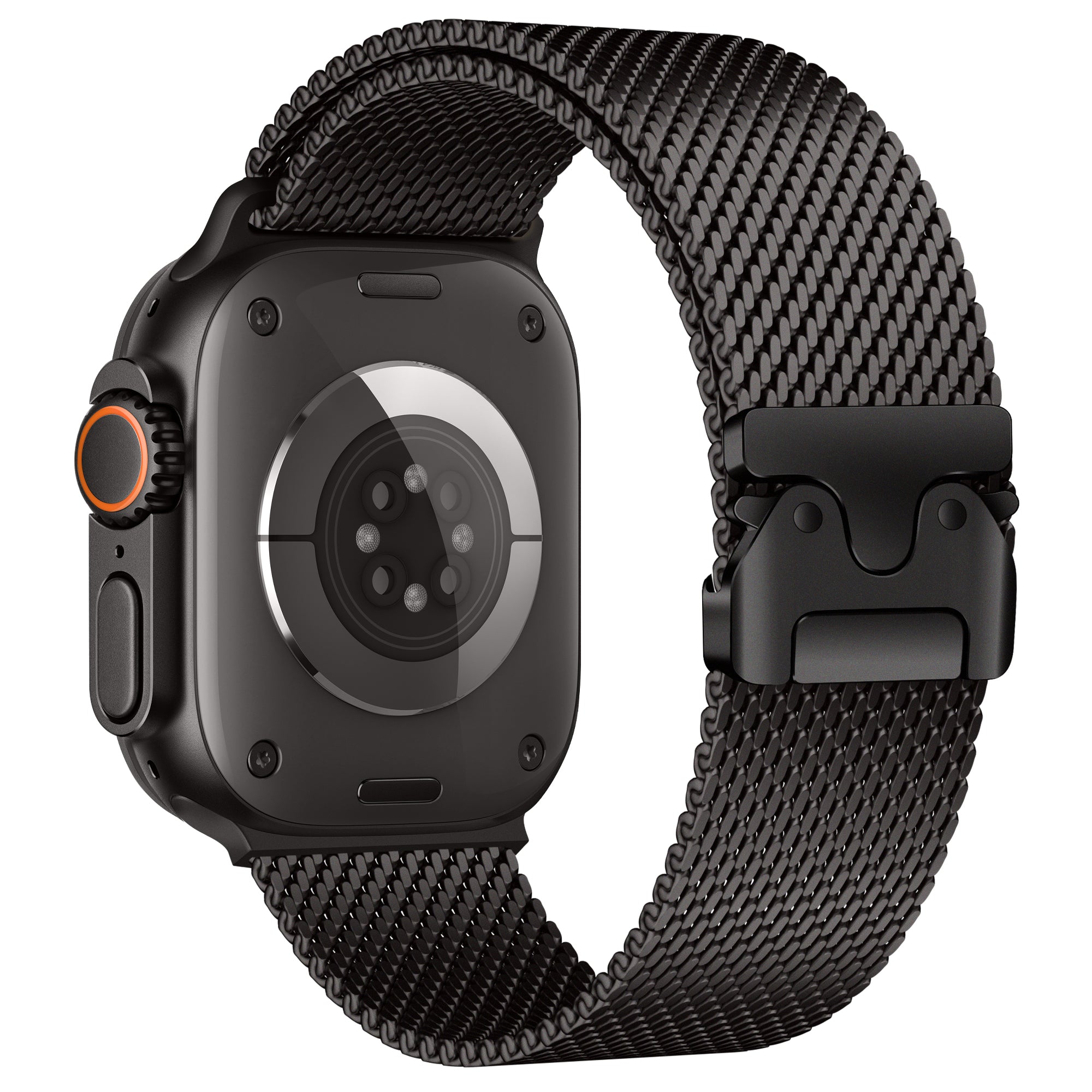 Apple Watch Modern Milanese band (zwart)
