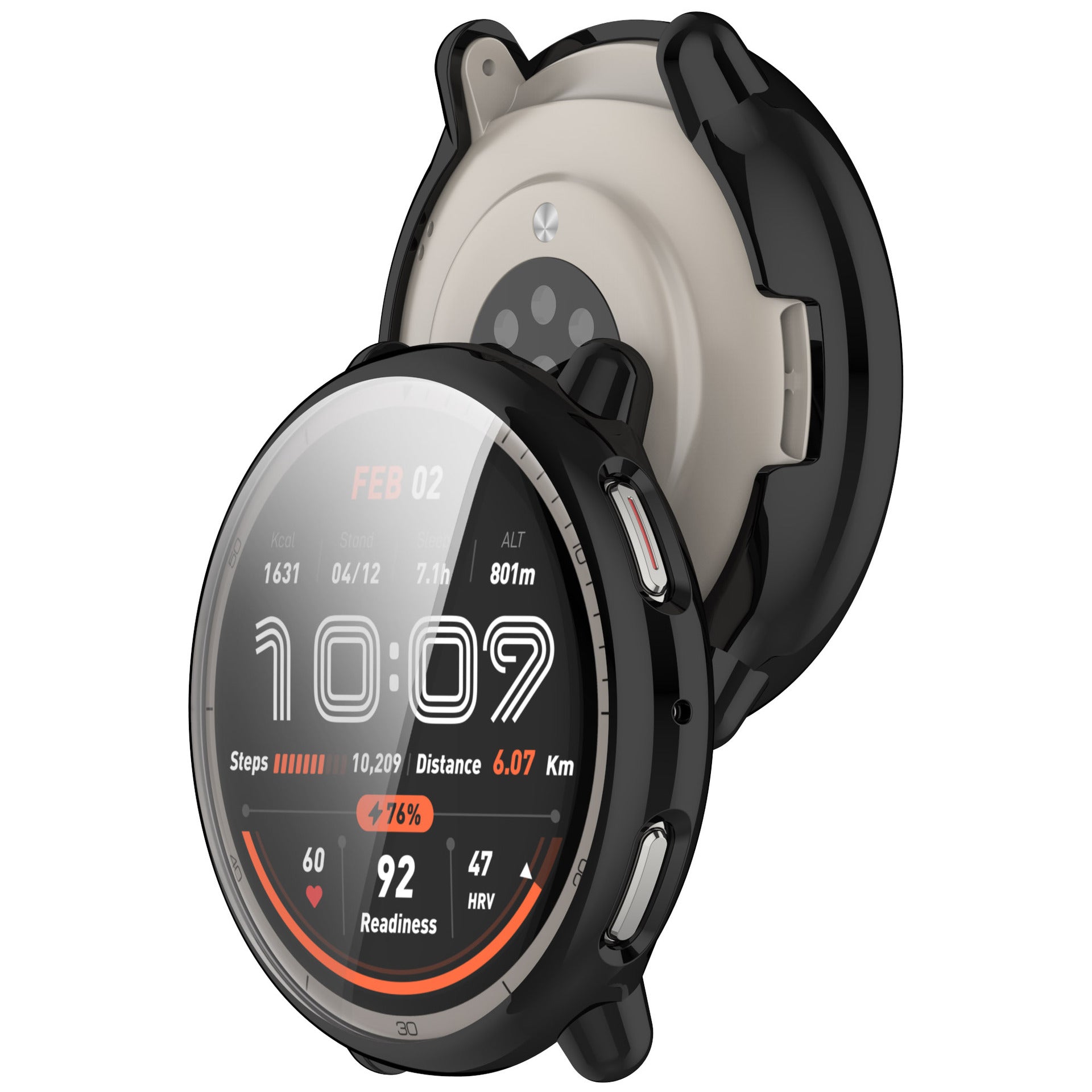 Amazfit Active 2 TPU case (zwart)