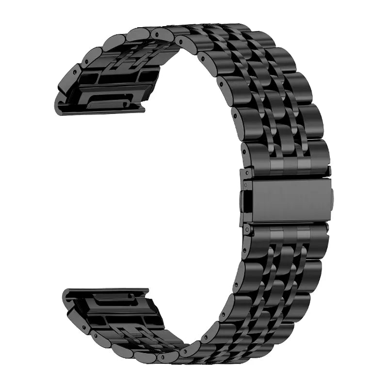 Garmin Descent G2 premium '7 bead' stalen band (zwart)