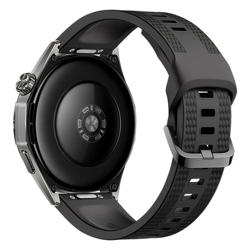 Suunto Run 2 One Push siliconen band (zwart)