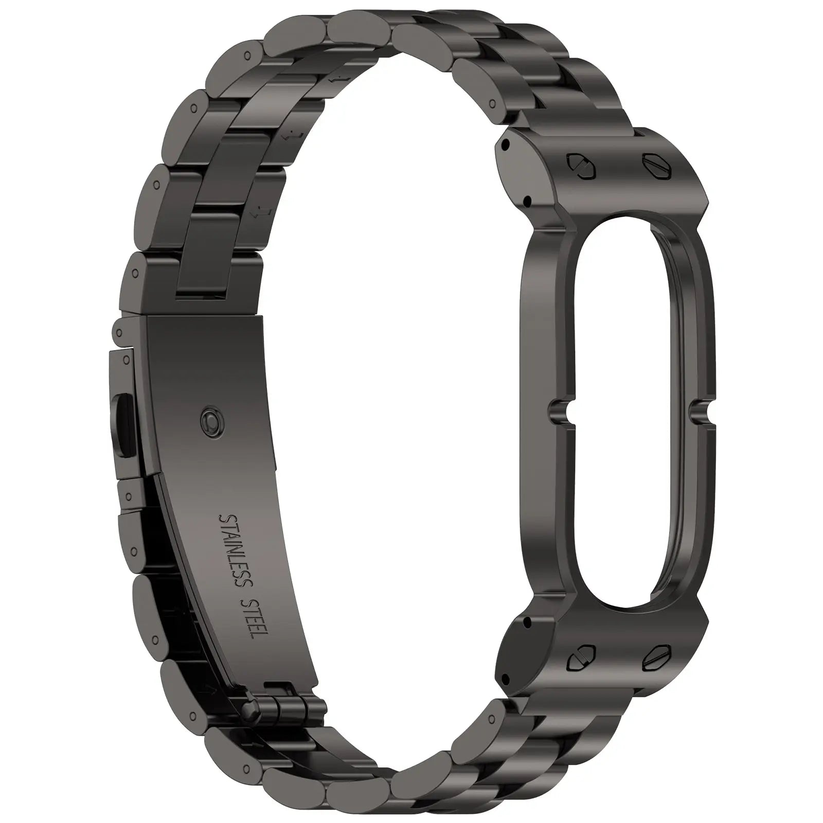 Fitbit Air stalen band (zwart)