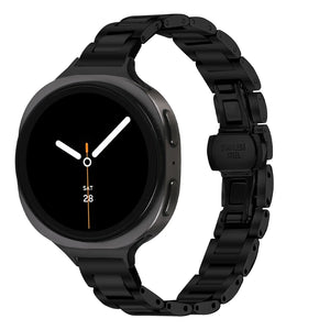 Samsung Galaxy Watch 8 Classic Slimfit Steel Strap (Black)